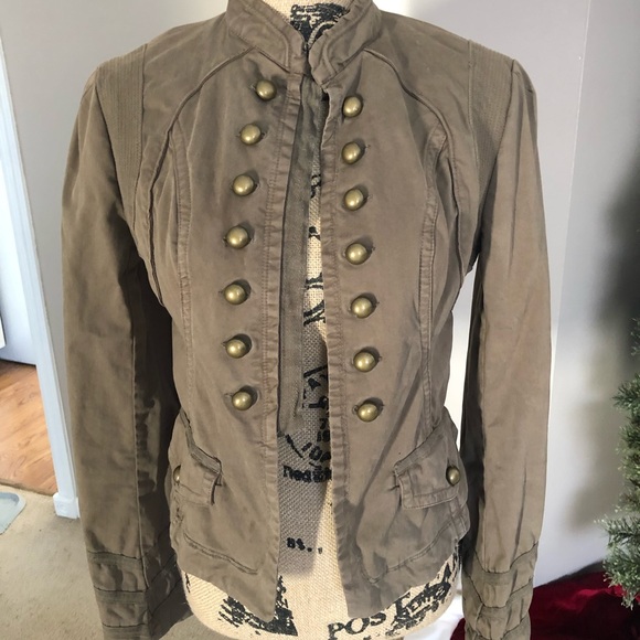 Willow and Clay Olive Green Military Jacket - Picture 2 of 8